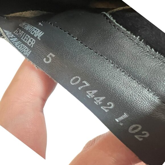 Paul Green Boots Womens UK 5 US 7.5 Logan Bootie Suede Side Zip Ankle Black - Picture 6 of 6